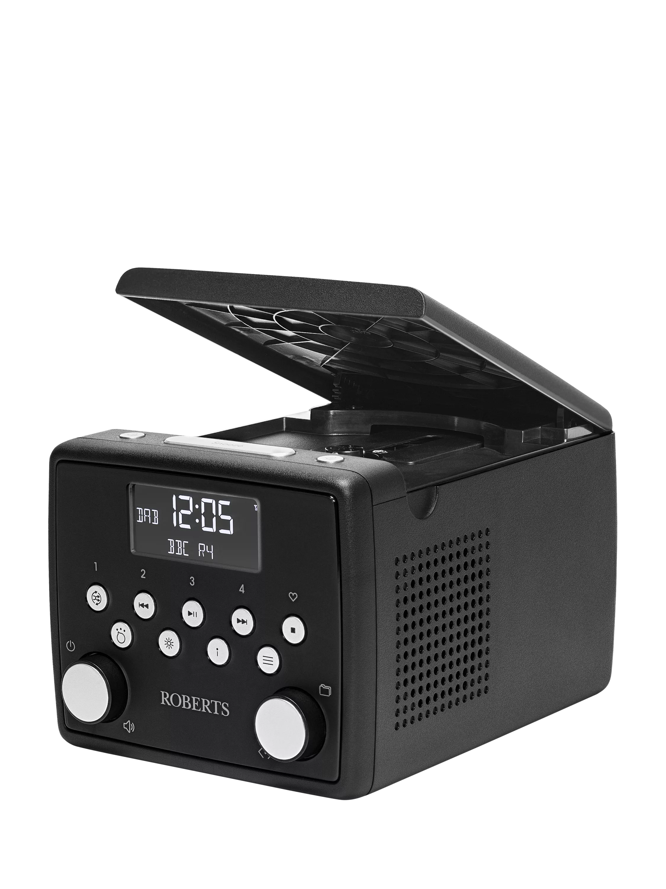 Roberts Sound49 clock radio black, UK version