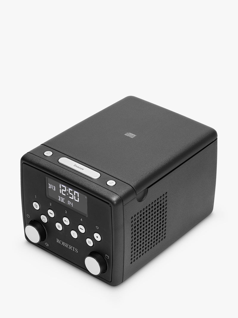 Roberts Sound49 Radiowecker schwarz, UK-Version