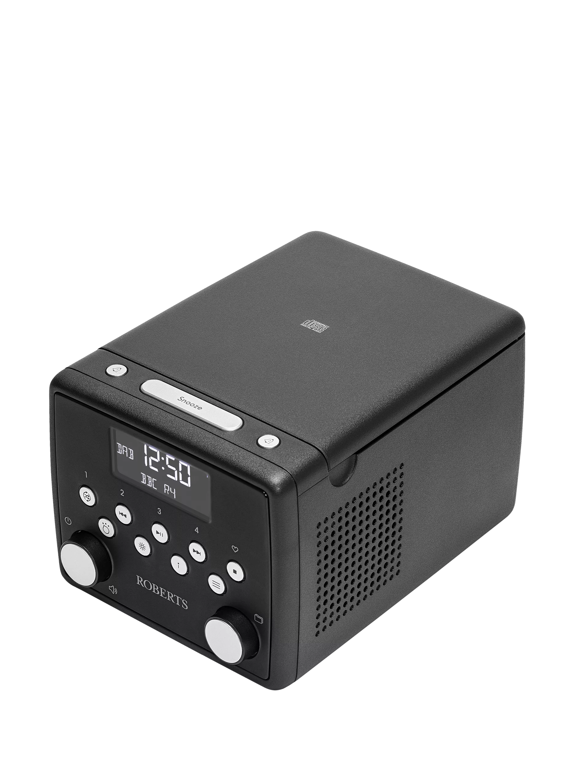 Roberts Sound49 clock radio black, UK version