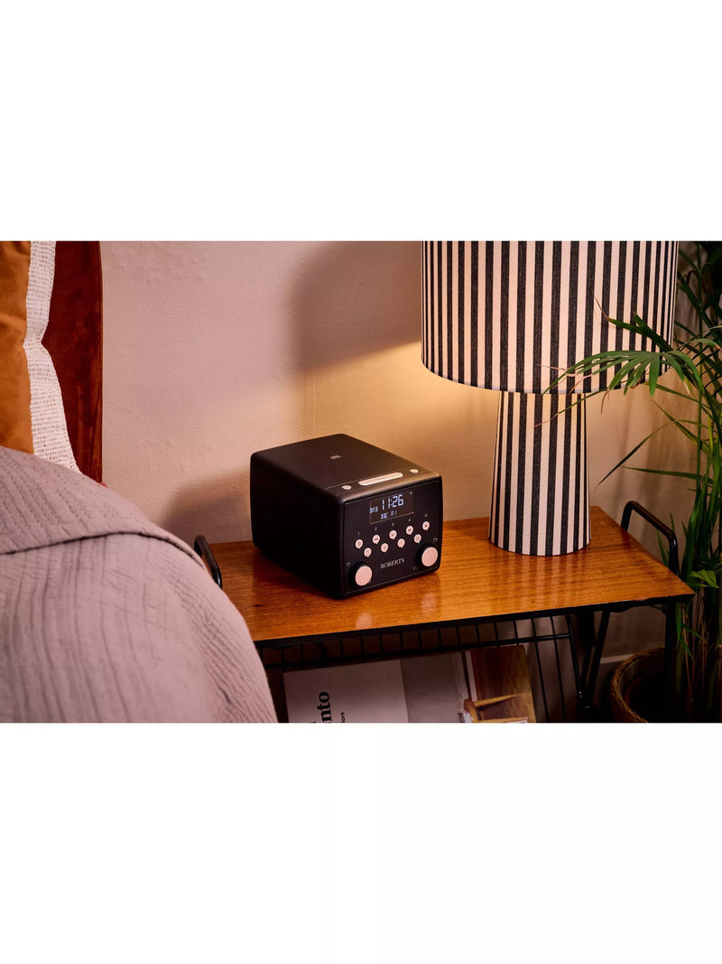 Roberts Sound49 clock radio black, UK version