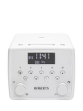 Roberts Sound49 DAB/DAB+/FM/CD Bluetooth Clock Radio, White