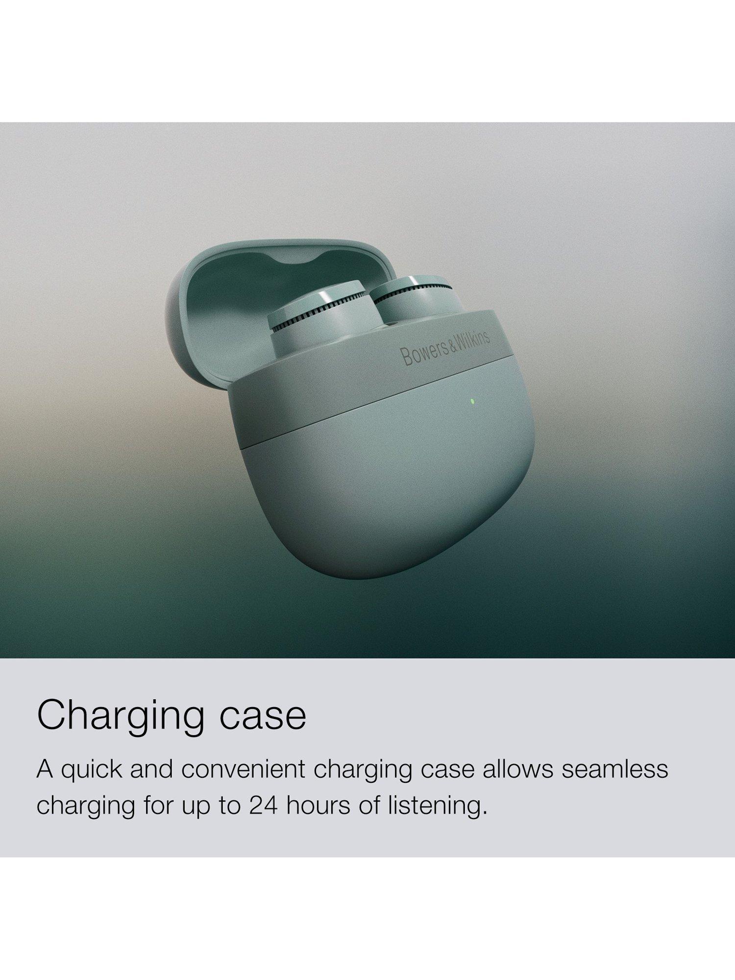 Bowers & Wilkins Pi6 noise cancelling earbuds Cloud Grey, imported from the UK