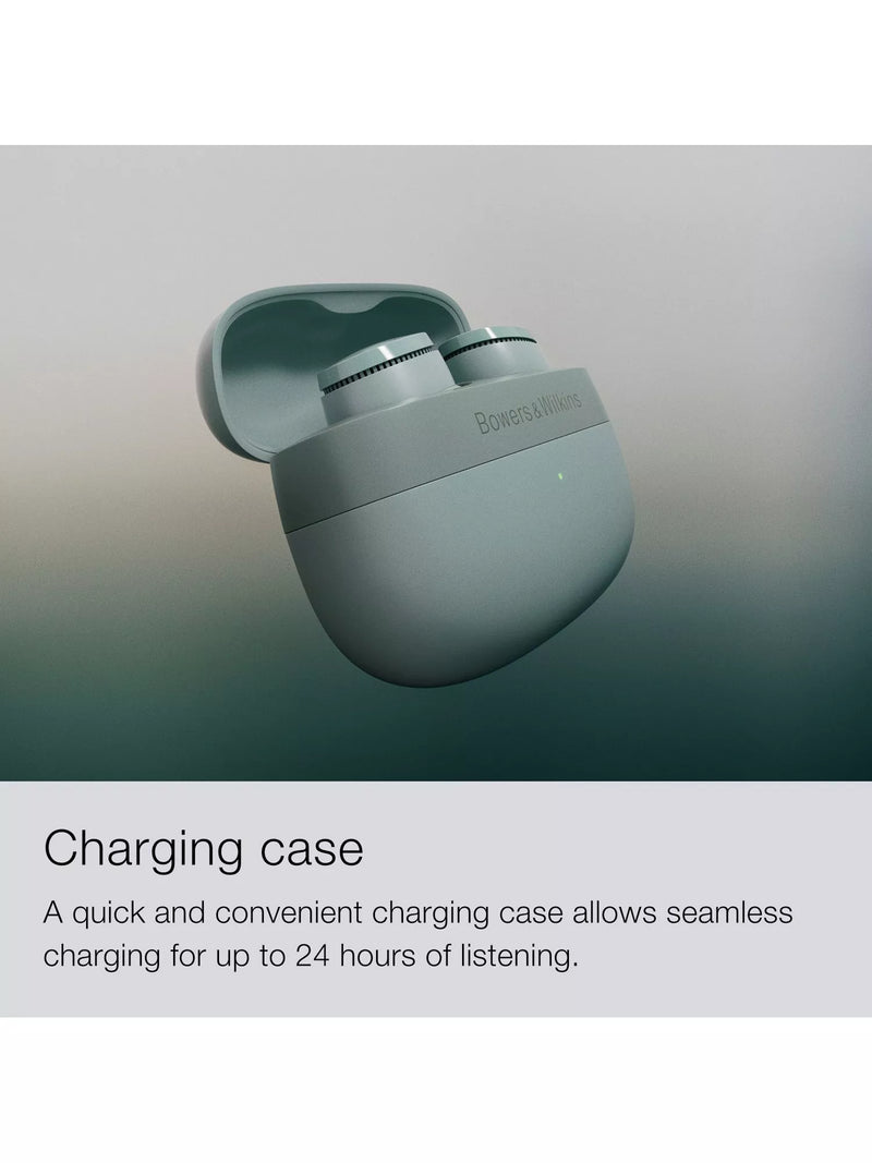 Bowers & Wilkins Pi6 noise cancelling earbuds Cloud Grey, imported from the UK