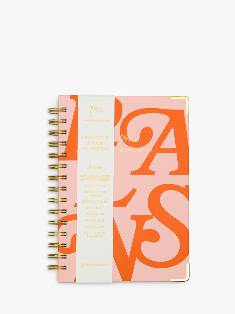 DesignWorks Ink hardback planner Multi - British product