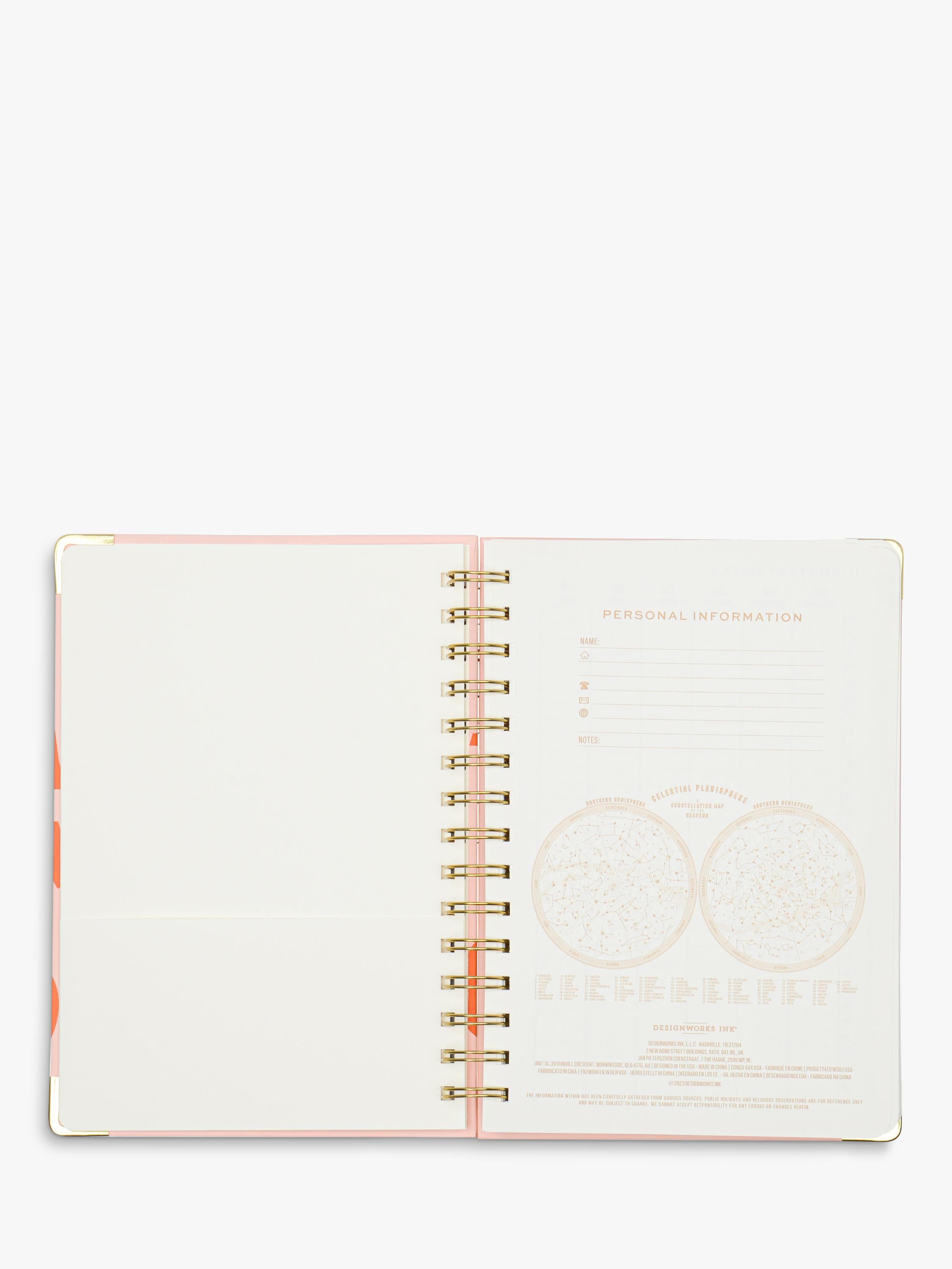 DesignWorks Ink hardback planner Multi - British product