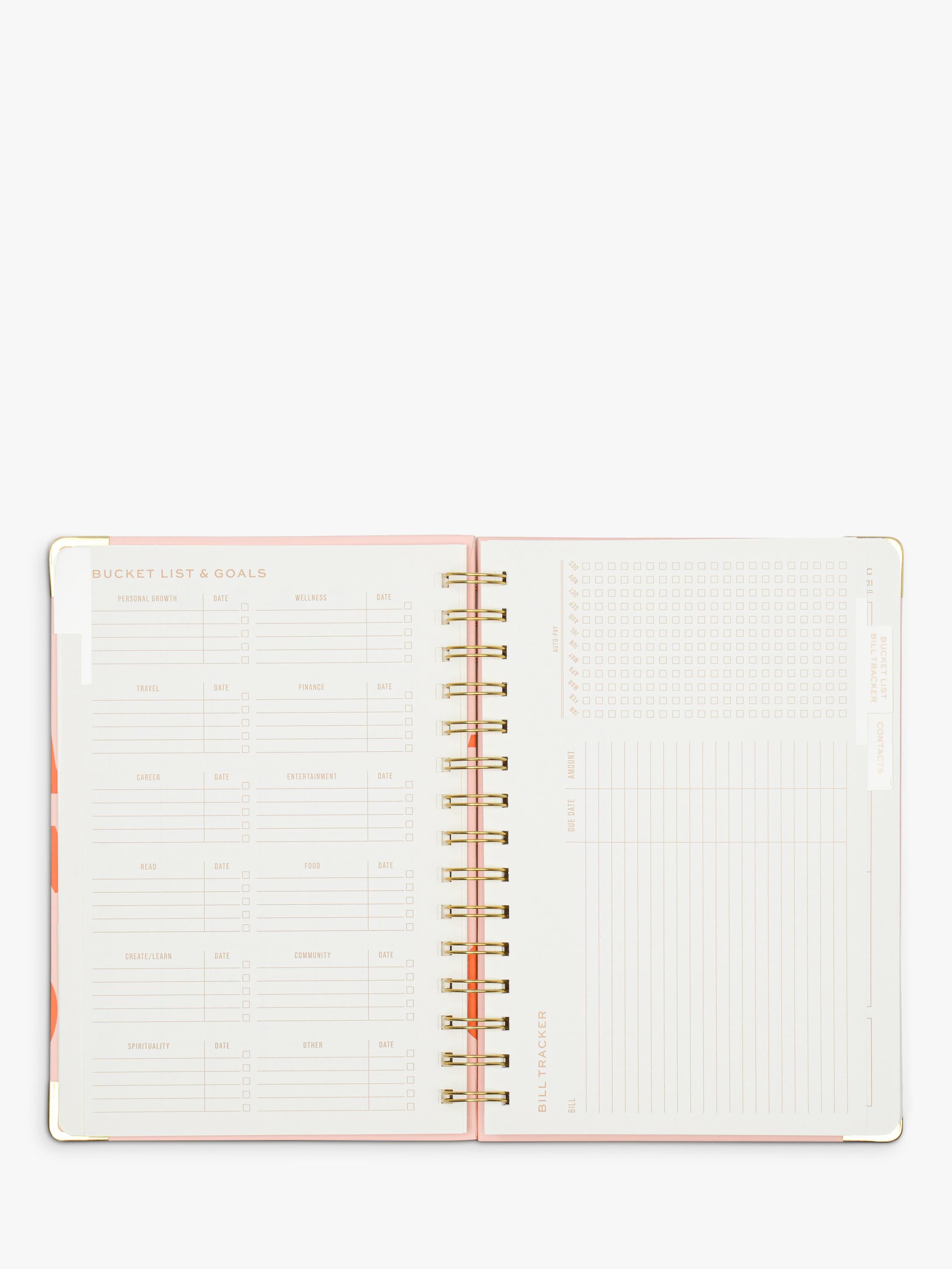 DesignWorks Ink hardback planner Multi - British product