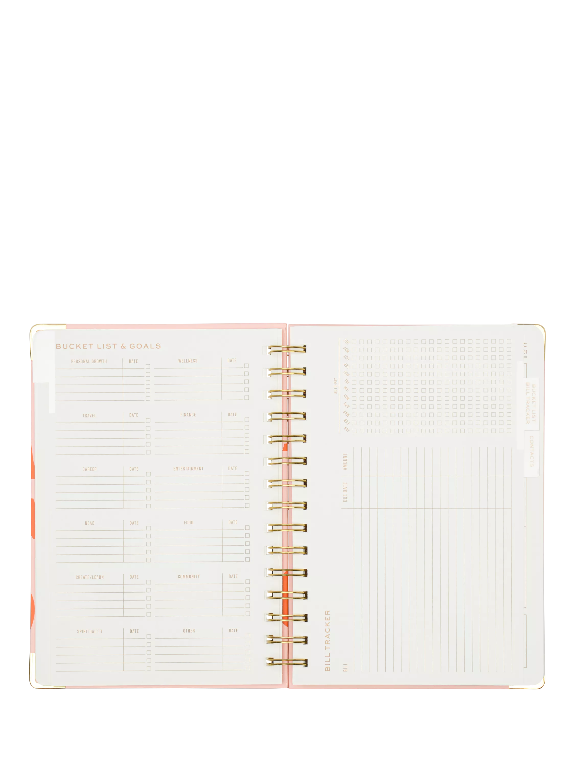 DesignWorks Ink hardback planner Multi - British product