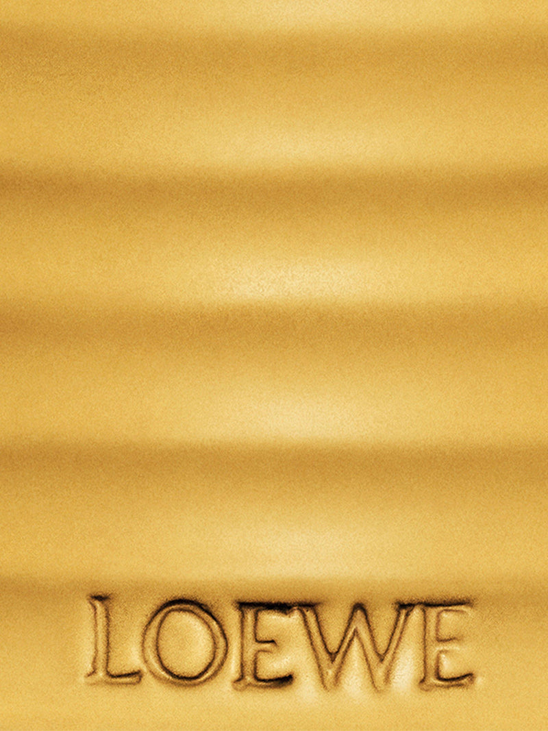 LOEWE wasabi scented candle in yellow-glazed terracotta, UK version