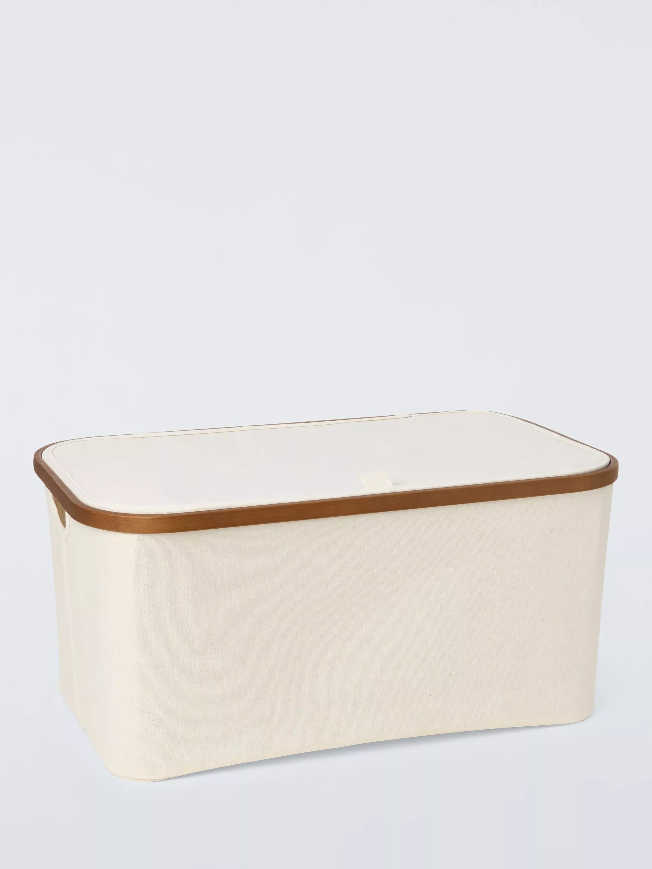 John Lewis bamboo storage basket 25x53x33cm (British brand)