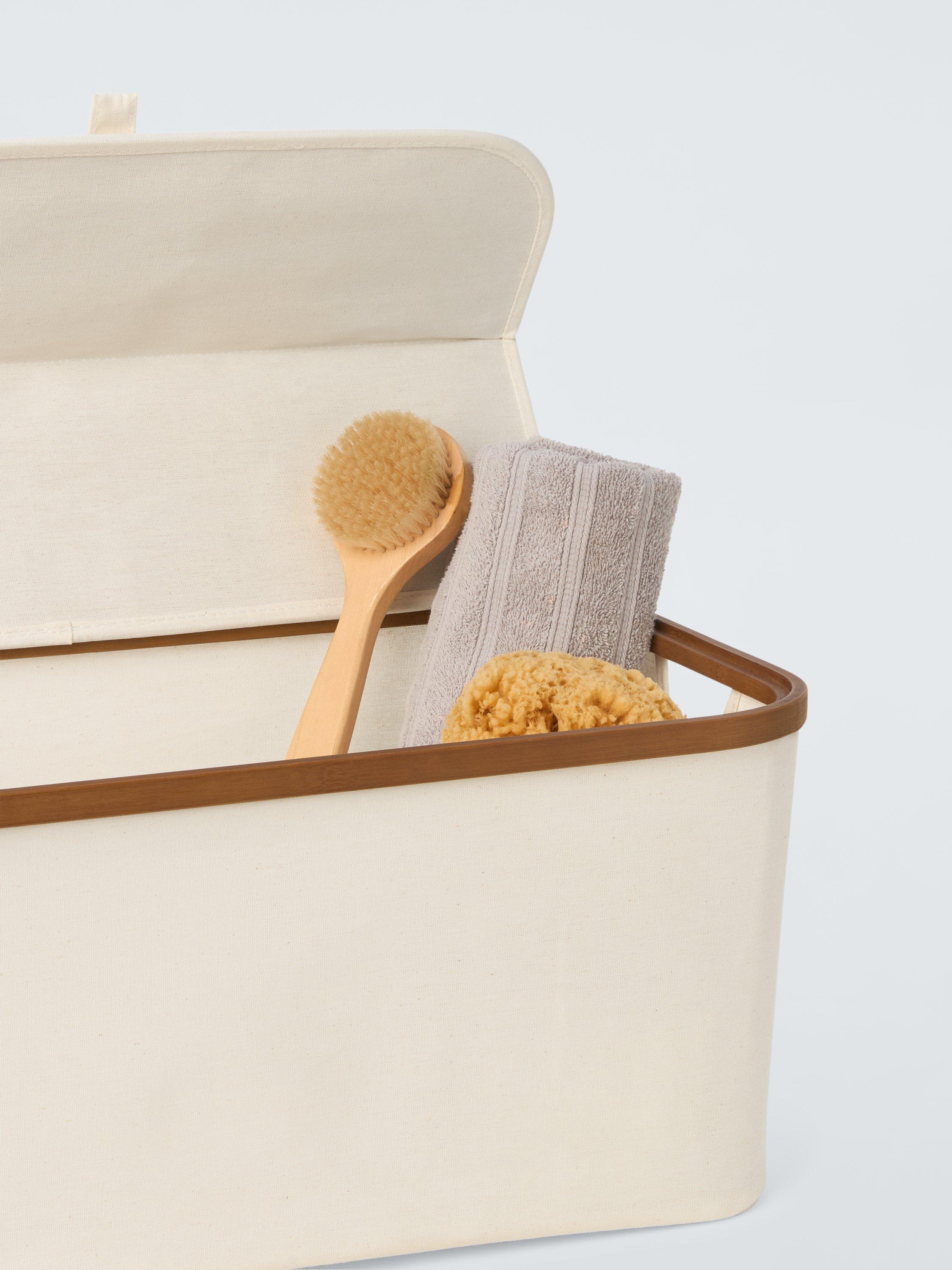 John Lewis bamboo storage basket 25x53x33cm (British brand)