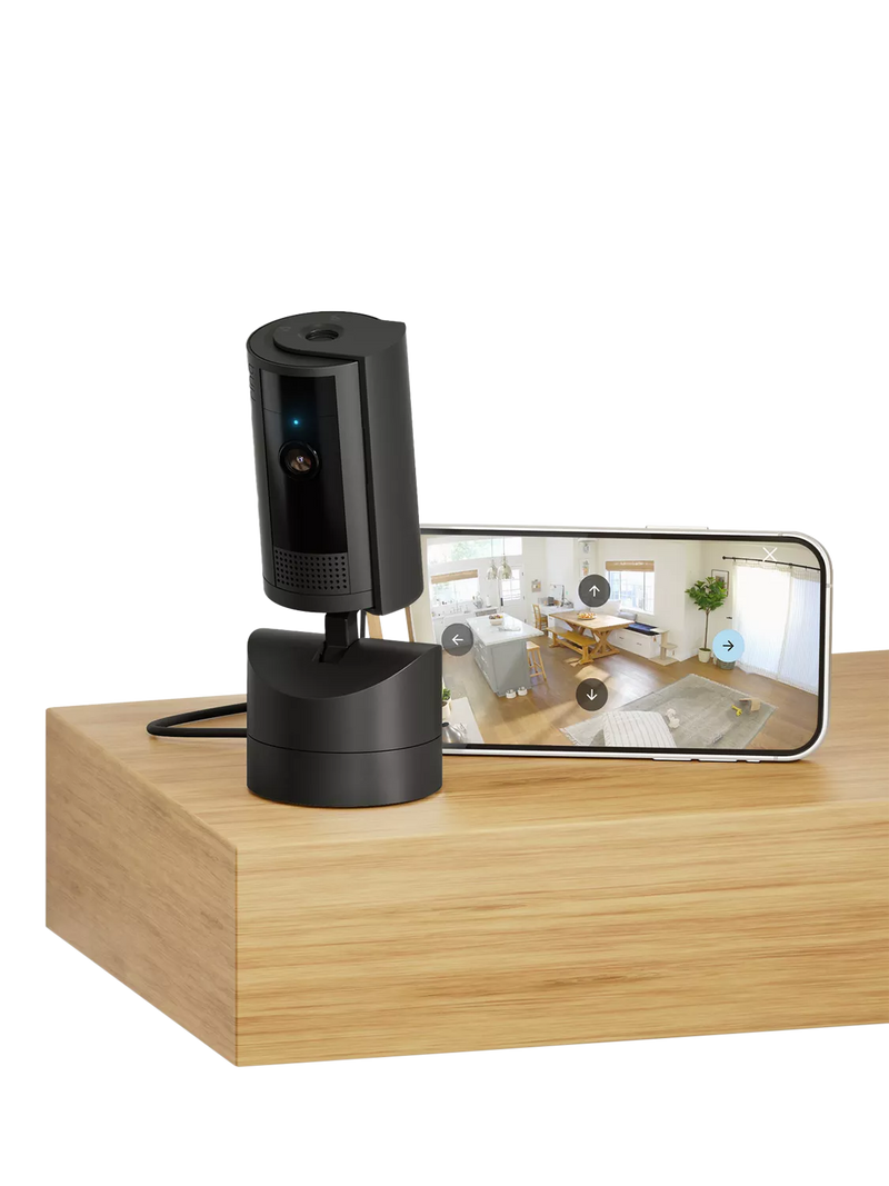 Ring Pan-Tilt Indoor Cam security camera, imported from the UK