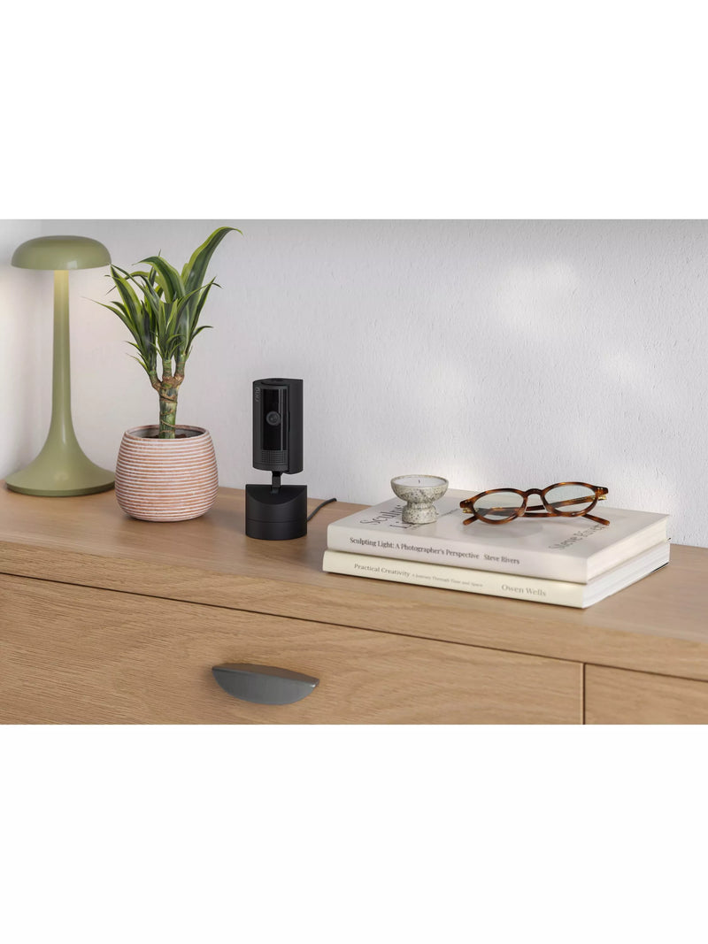Ring Pan-Tilt Indoor Cam security camera, imported from the UK