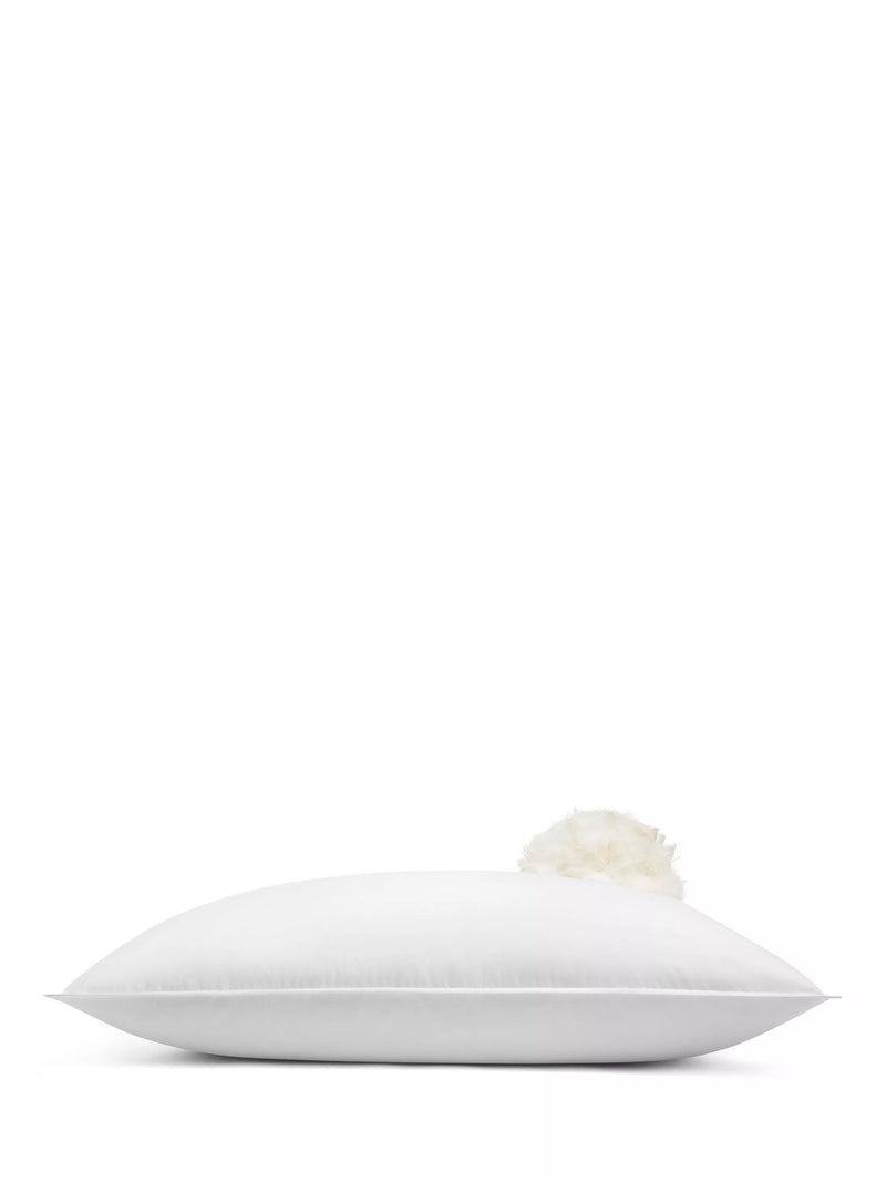 Bedfolk firm feather and down kingsize pillow - British product
