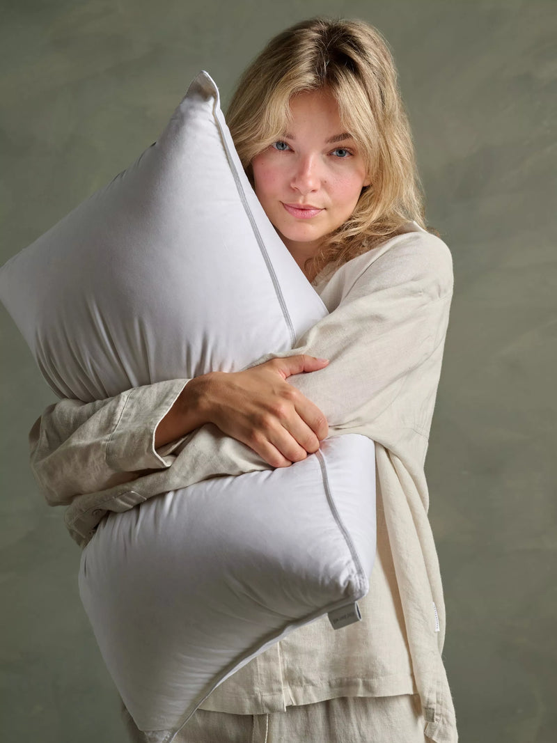Bedfolk Feather & Down Firm Pillow - British product