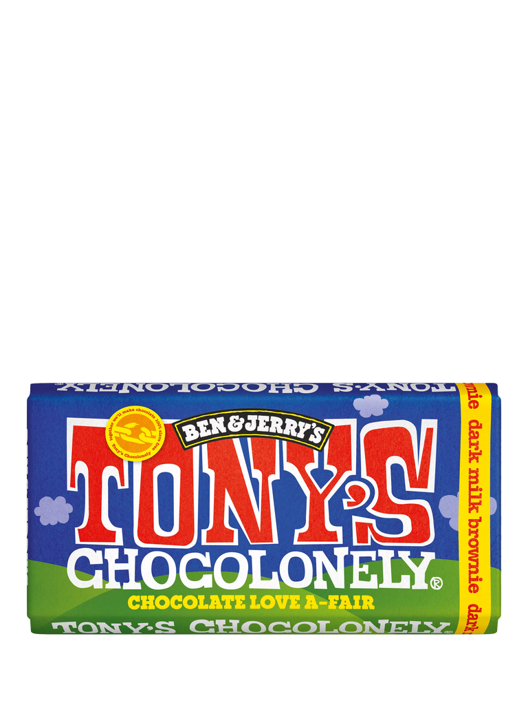 Tony's Chocolonely Dark Milk Brownie Bar, 180g