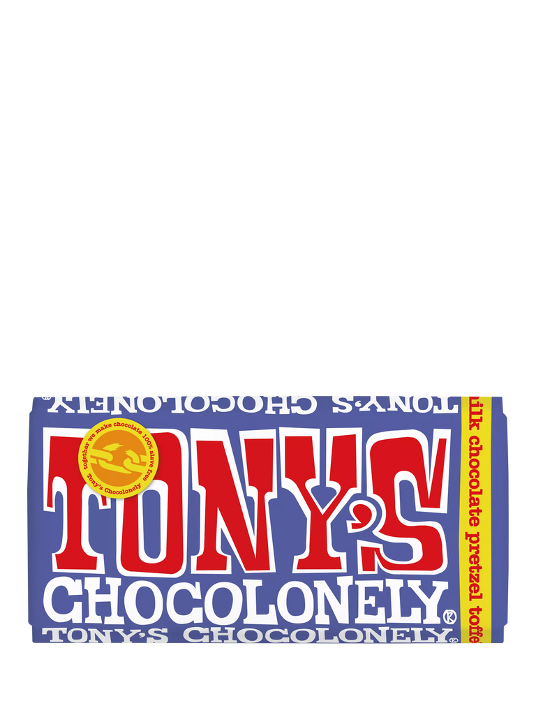 Tony's Chocolonely Dark Milk Pretzel Bar, 180g