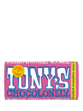 Tony's Chocolonely White Chocolate Raspberry Popping Candy Bar, 180g