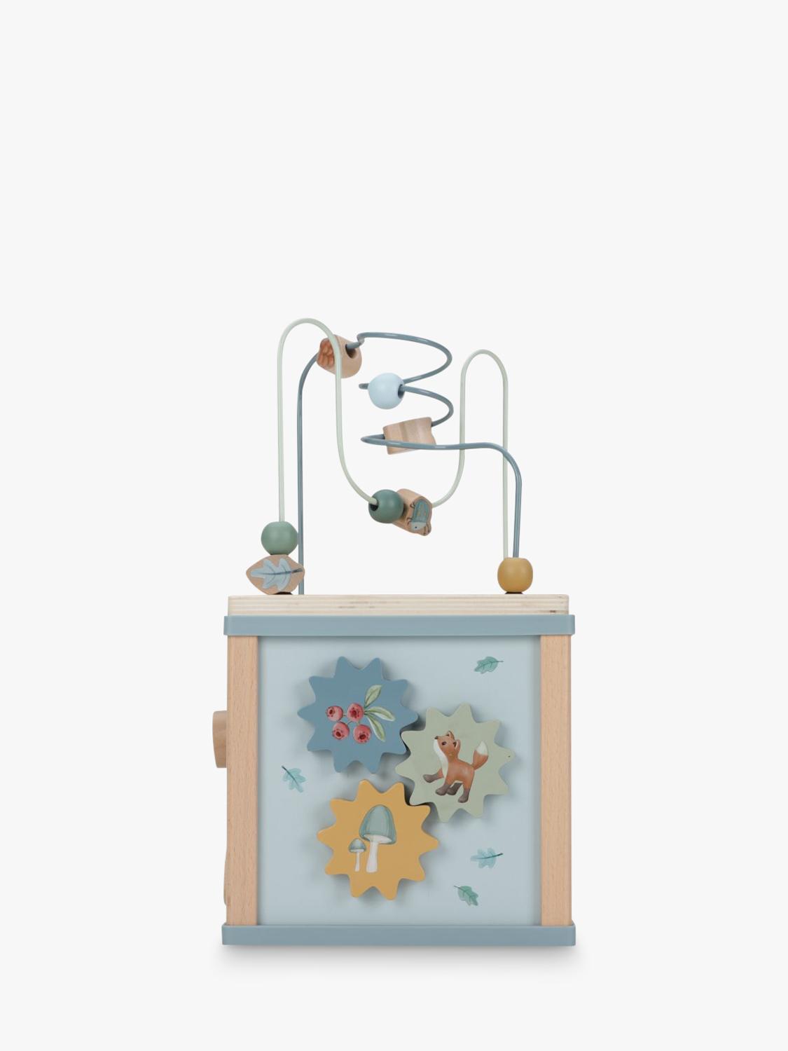 Forest Themed Activity Cube with Shape Sorter and Bead Maze Toy
