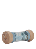 Sensory Wooden Rain Rattle for Babies with Forest Animal Decorations