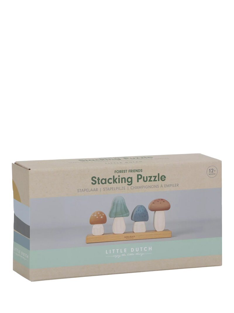 Little Dutch stacking forest puzzle FSC-certified wood - British product