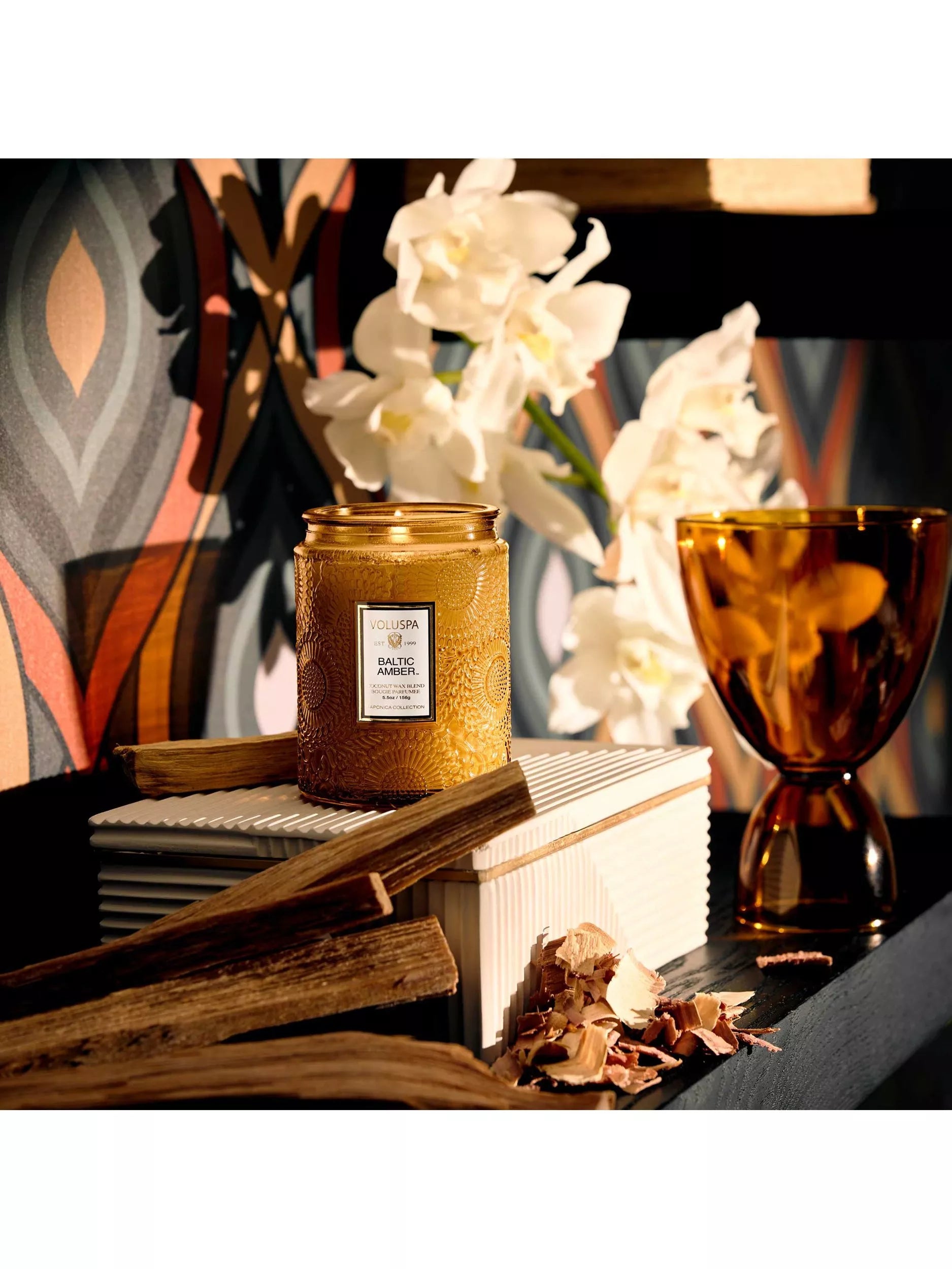 Voluspa Baltic Amber jar scented candle 156g (British brand)