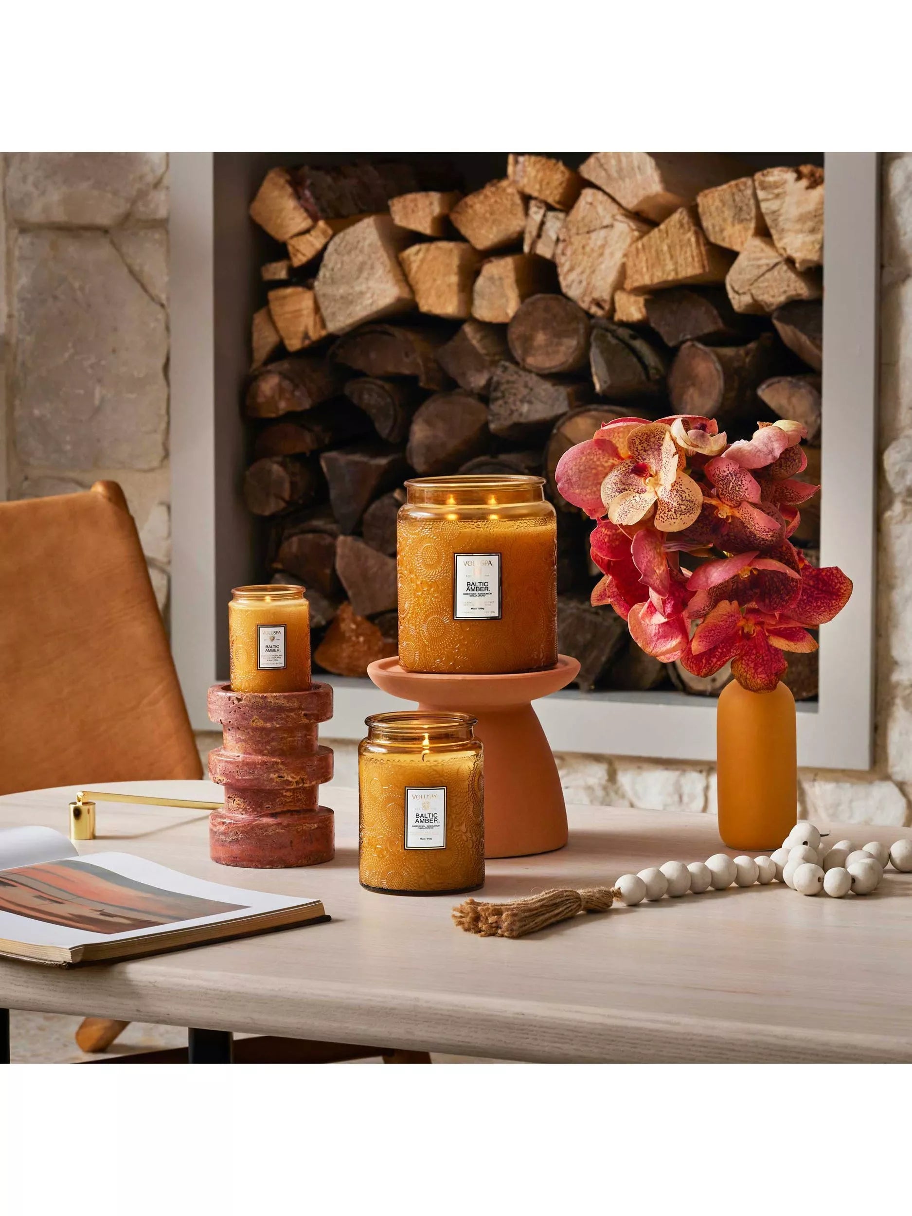 Voluspa Baltic Amber jar scented candle 156g (British brand)
