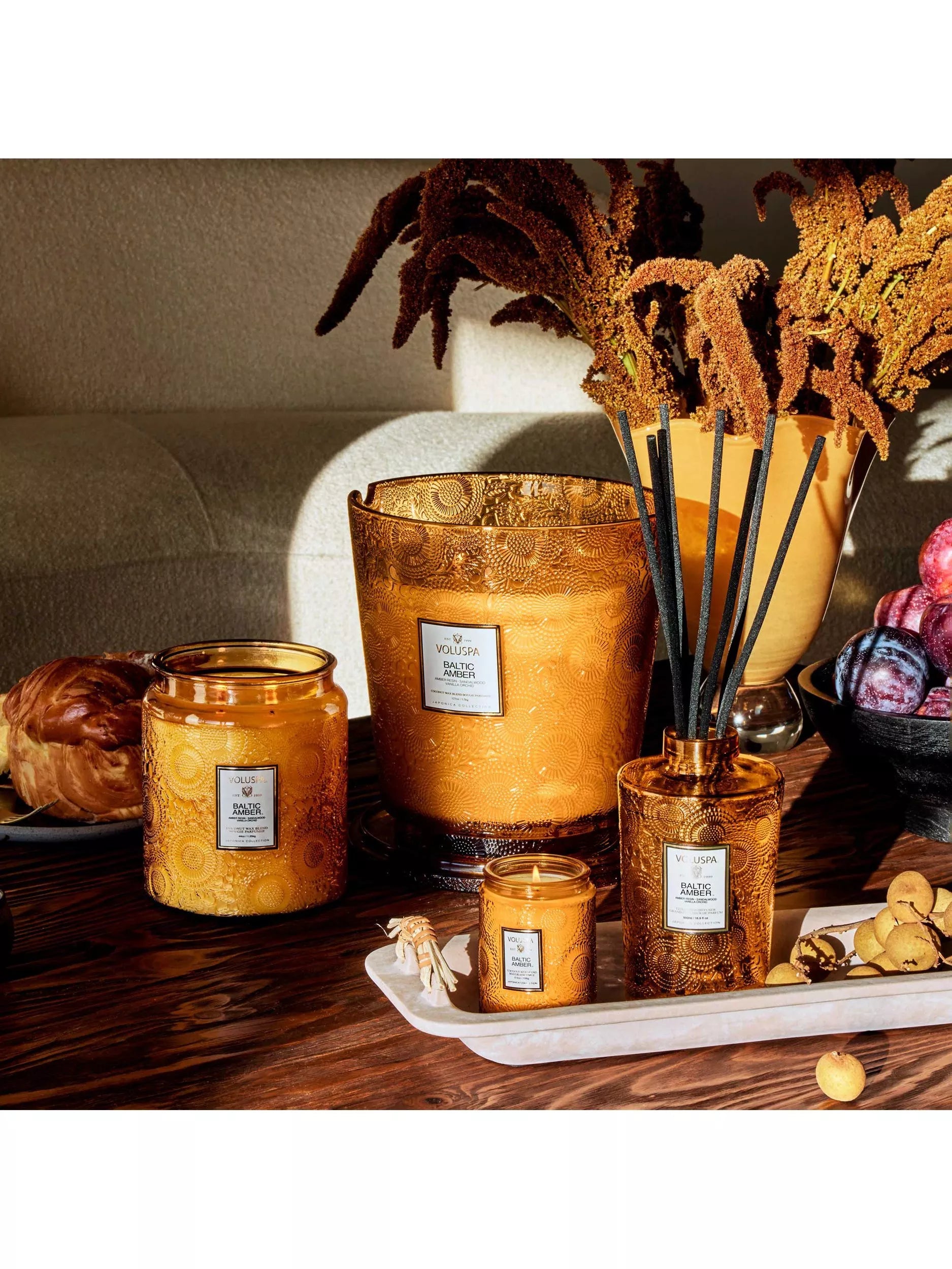 Voluspa Baltic Amber jar scented candle 156g (British brand)