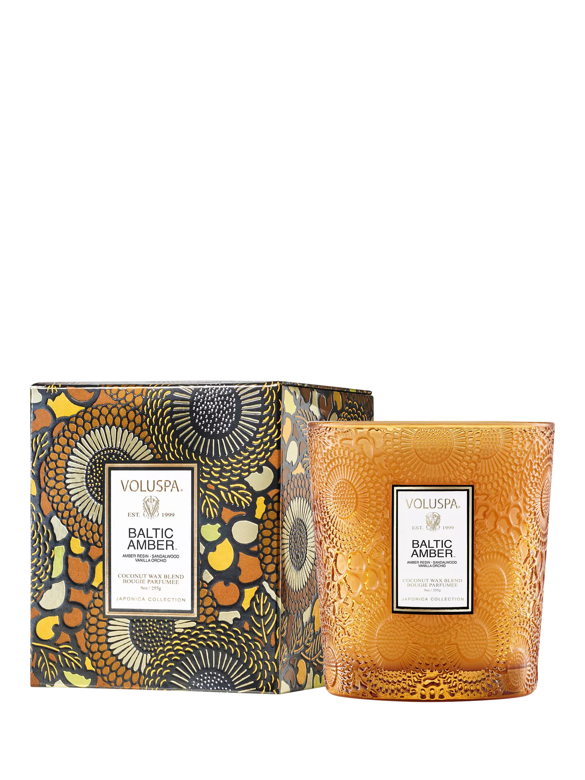 Voluspa Baltic Amber Classic Scented Candle, 255g