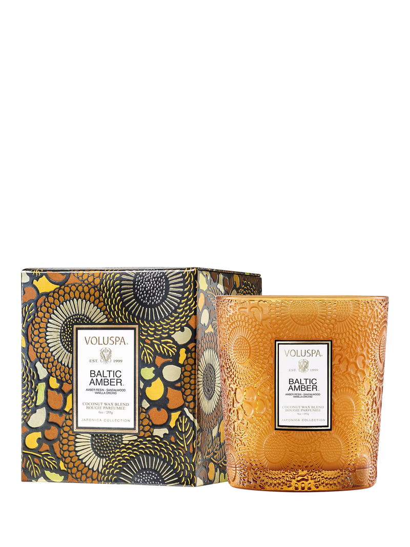 Voluspa Baltic Amber Classic Scented Candle, 255g