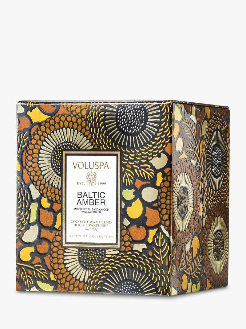 Voluspa Baltic Amber Classic scented candle 255g (British brand)