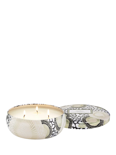 John Lewis Voluspa Jasmine Mid Bloom Three Wick Scented Candle 340g- Buy online at McGrocer