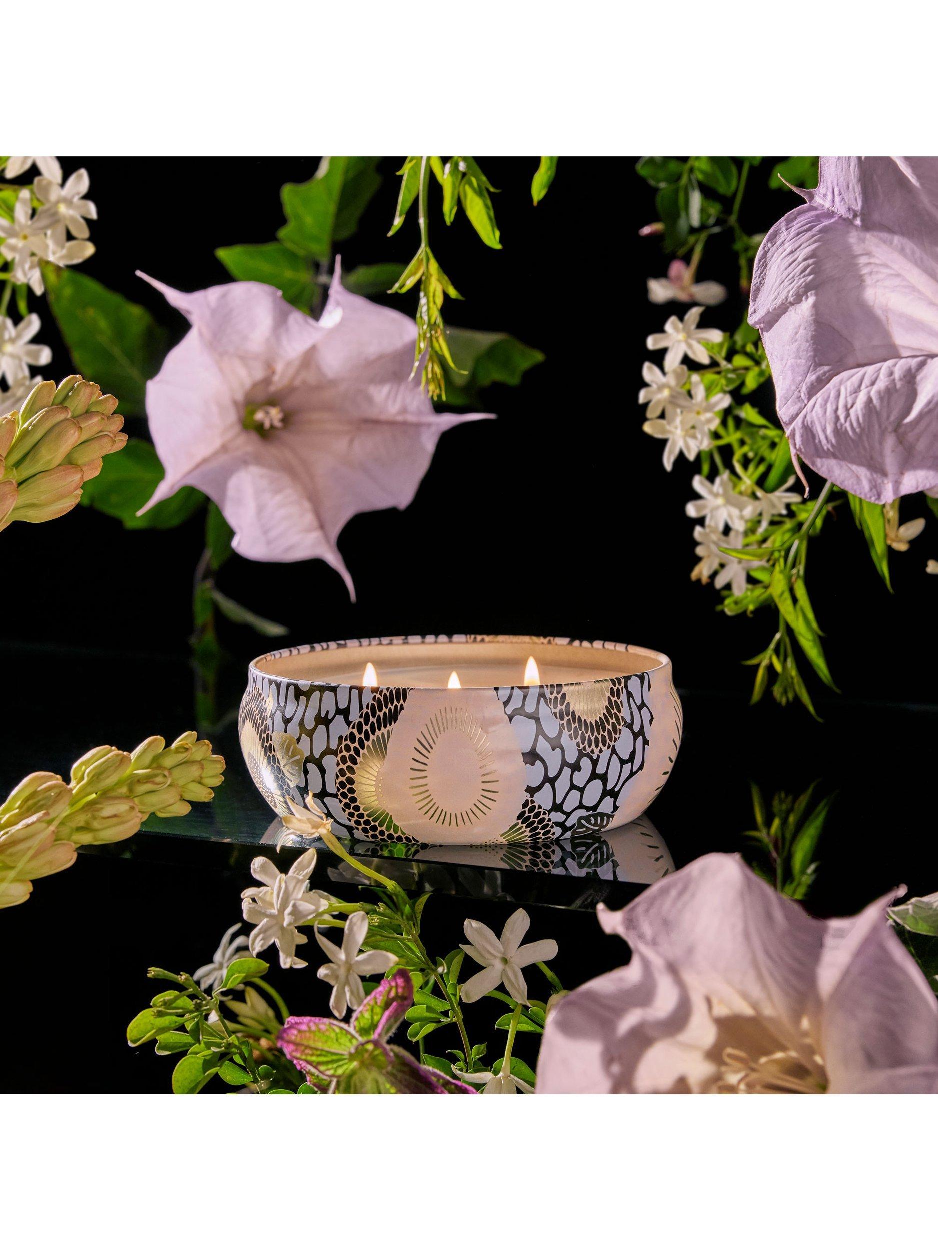 Voluspa Jasmine Mid Bloom three wick scented candle 340g (British brand)