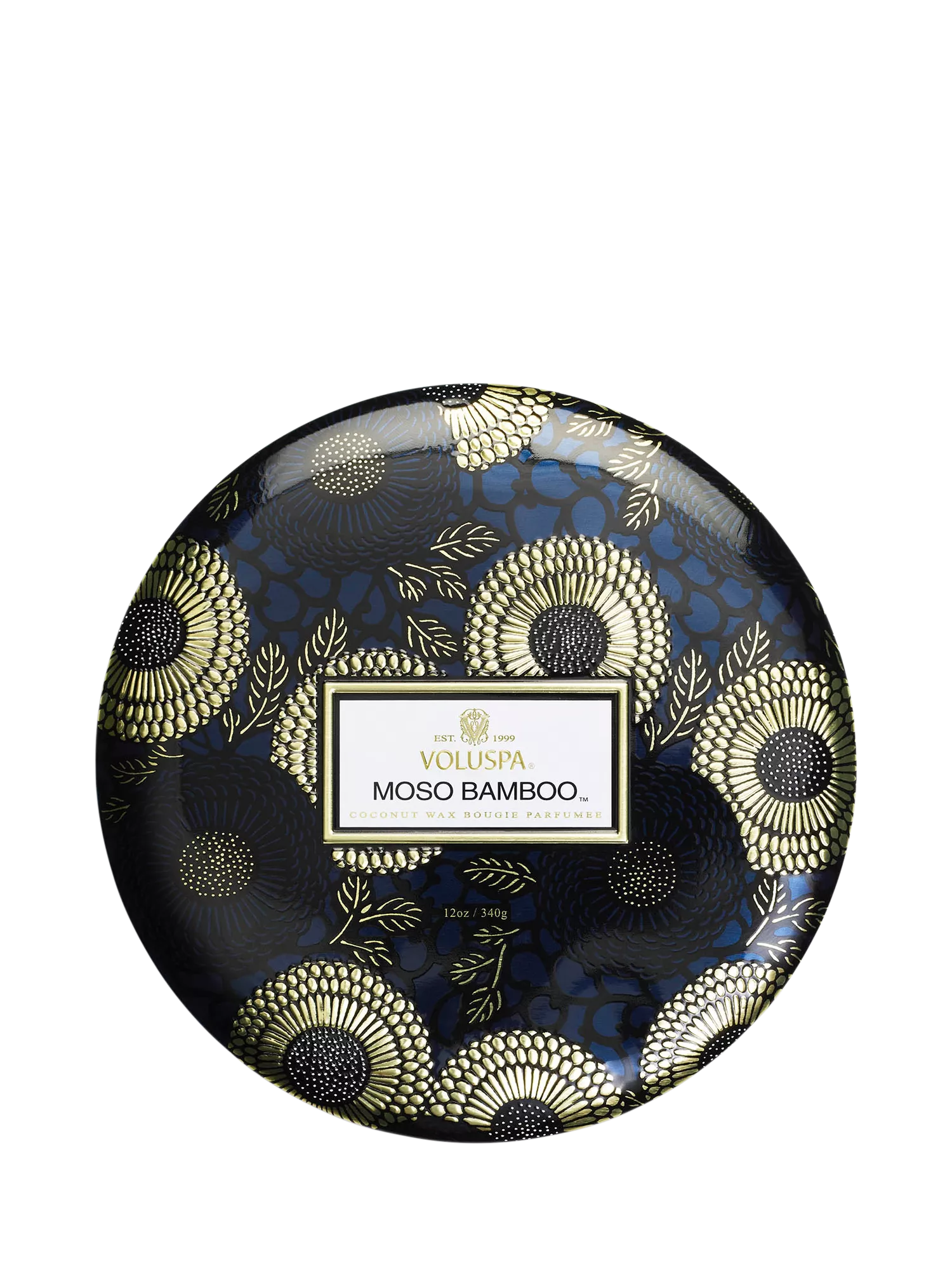 Voluspa Moso Bamboo three wick scented candle 340g (British brand)