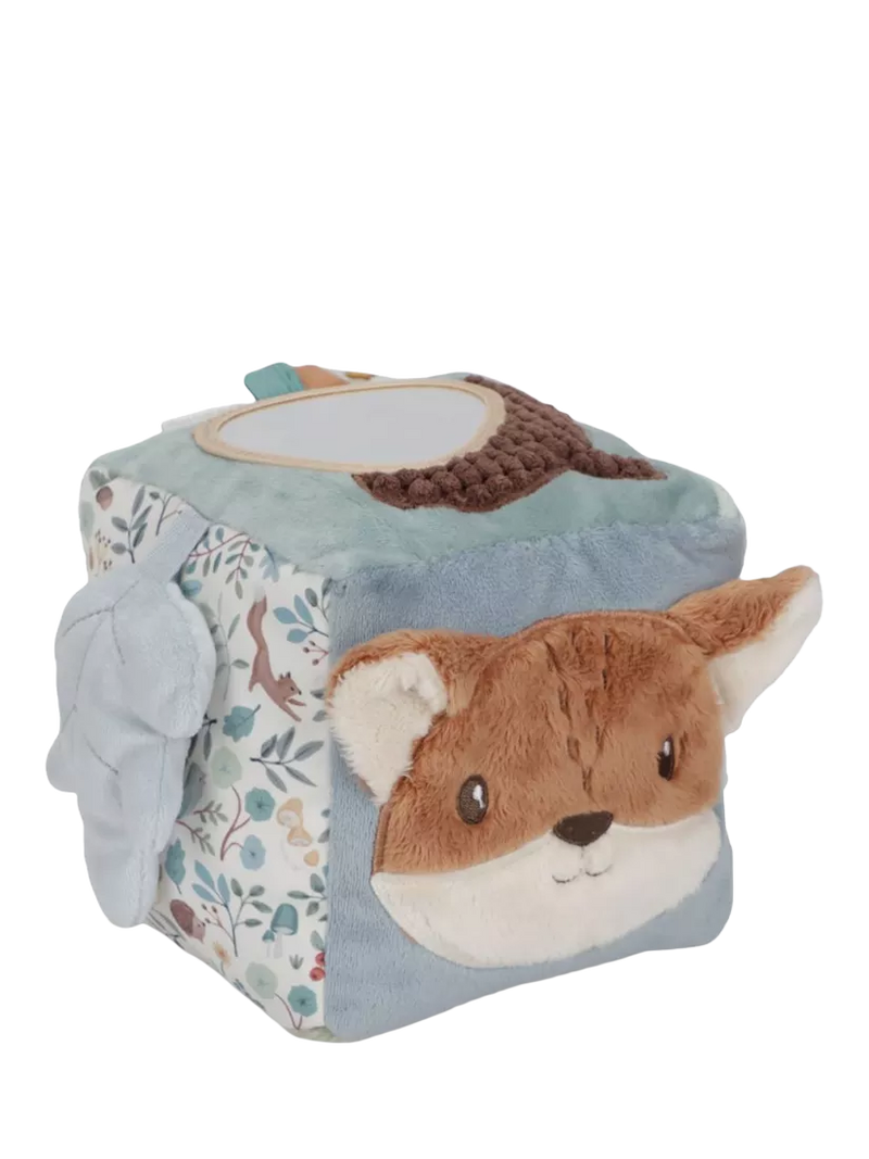 Little Dutch Forest Friends soft activity cube 14cm (British brand)