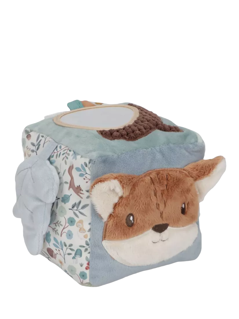 Little Dutch Forest Friends soft activity cube 14cm (British brand)