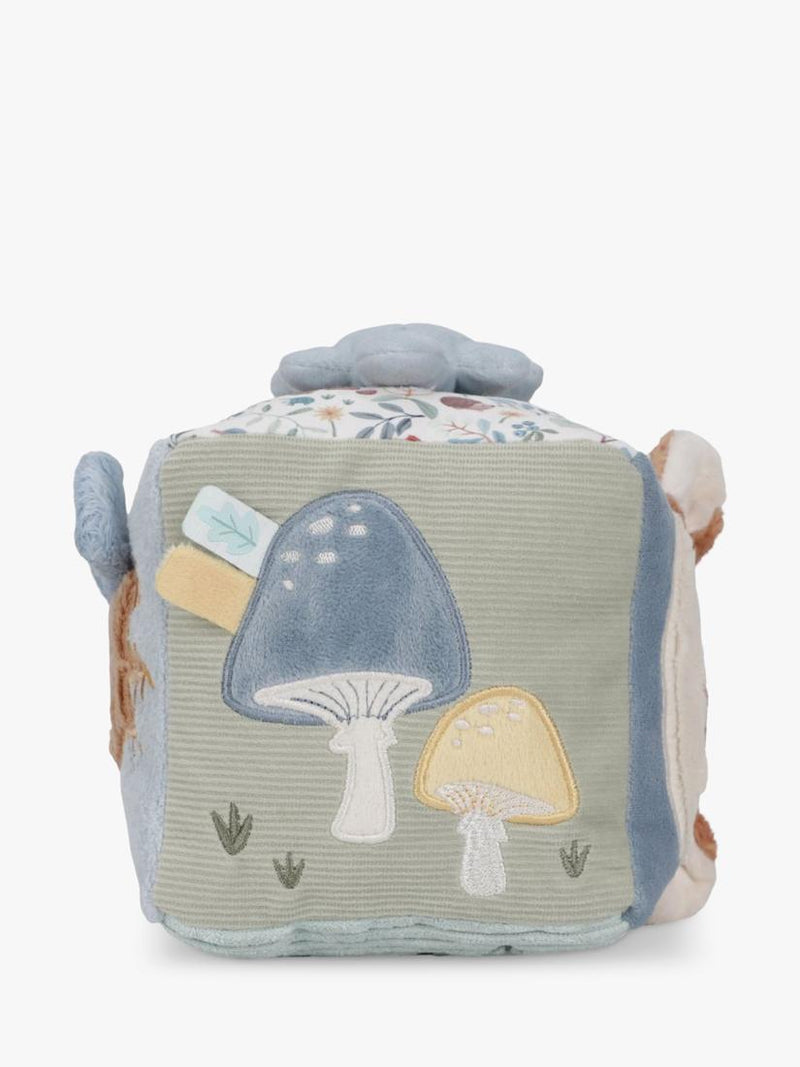 Little Dutch Forest Friends soft activity cube 14cm (British brand)