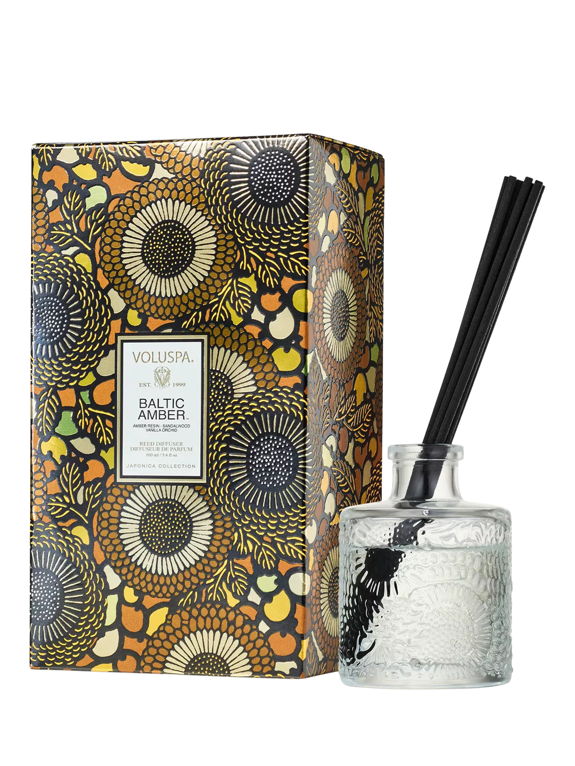 Voluspa Baltic Amber reed diffuser 100ml (British brand)