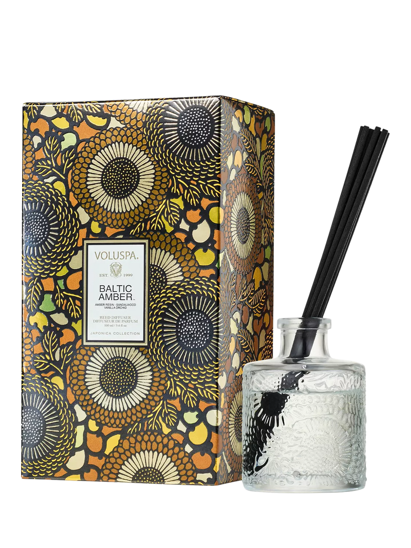 Voluspa Baltic Amber reed diffuser 100ml (British brand)