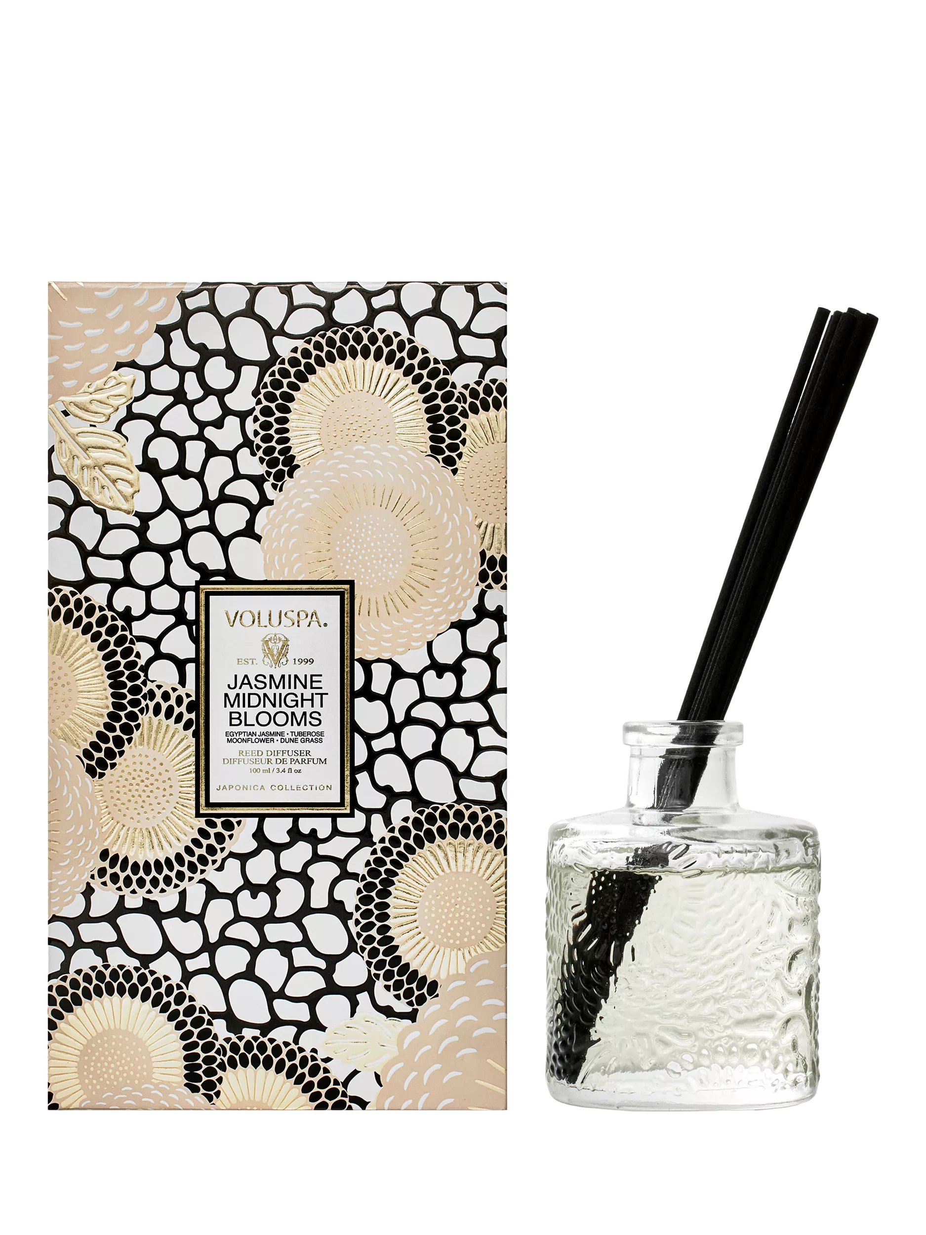Voluspa Jasmine Mid Blooms reed diffuser 100ml (British brand)