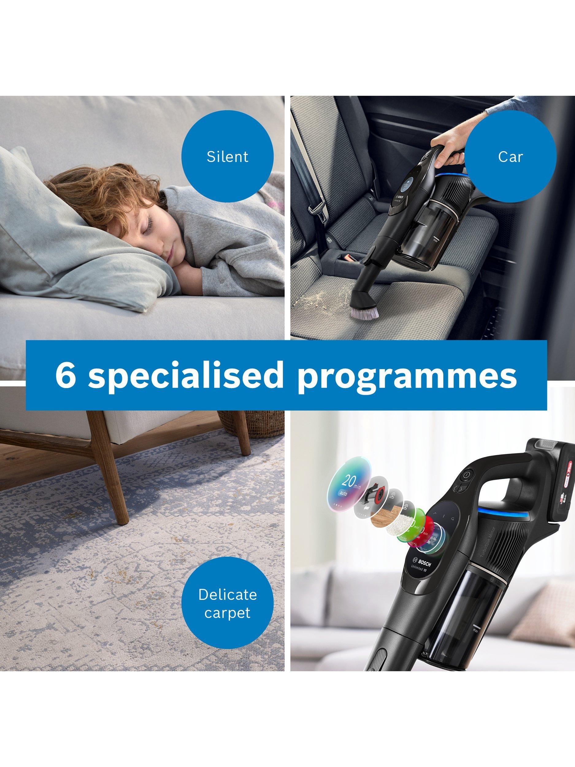Bosch Unlimited 10 cordless vacuum cleaner black, UK version