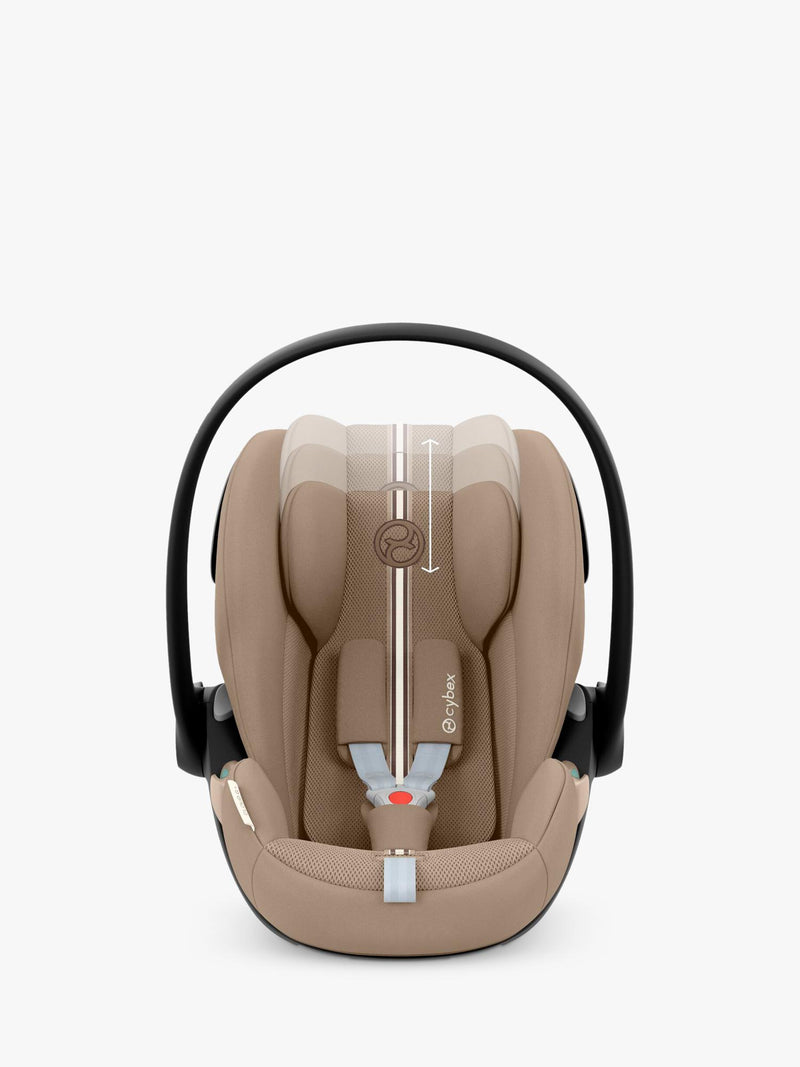 Cybex rotating baby car seat in almond beige for babies 40-87cm - British product