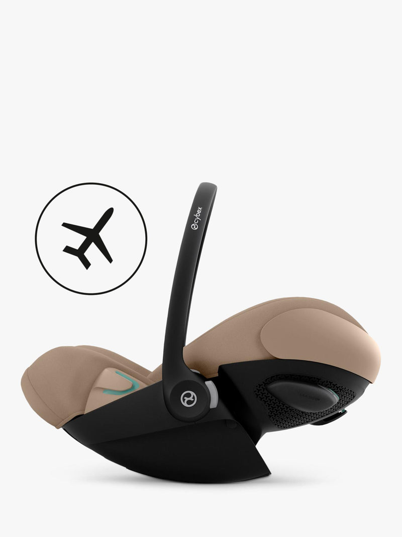 Cybex rotating baby car seat in almond beige for babies 40-87cm - British product