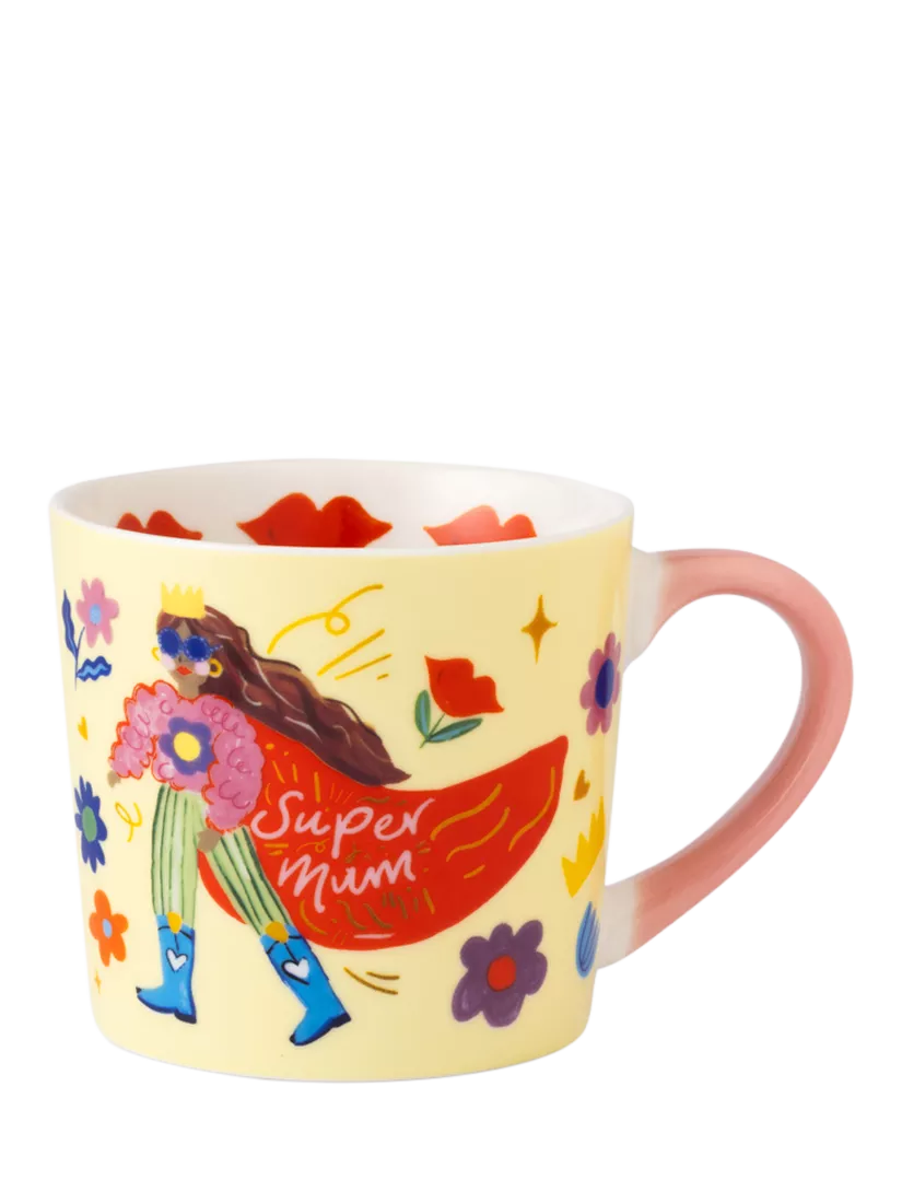 Super Mum Printed New Bone China Mug 300ml