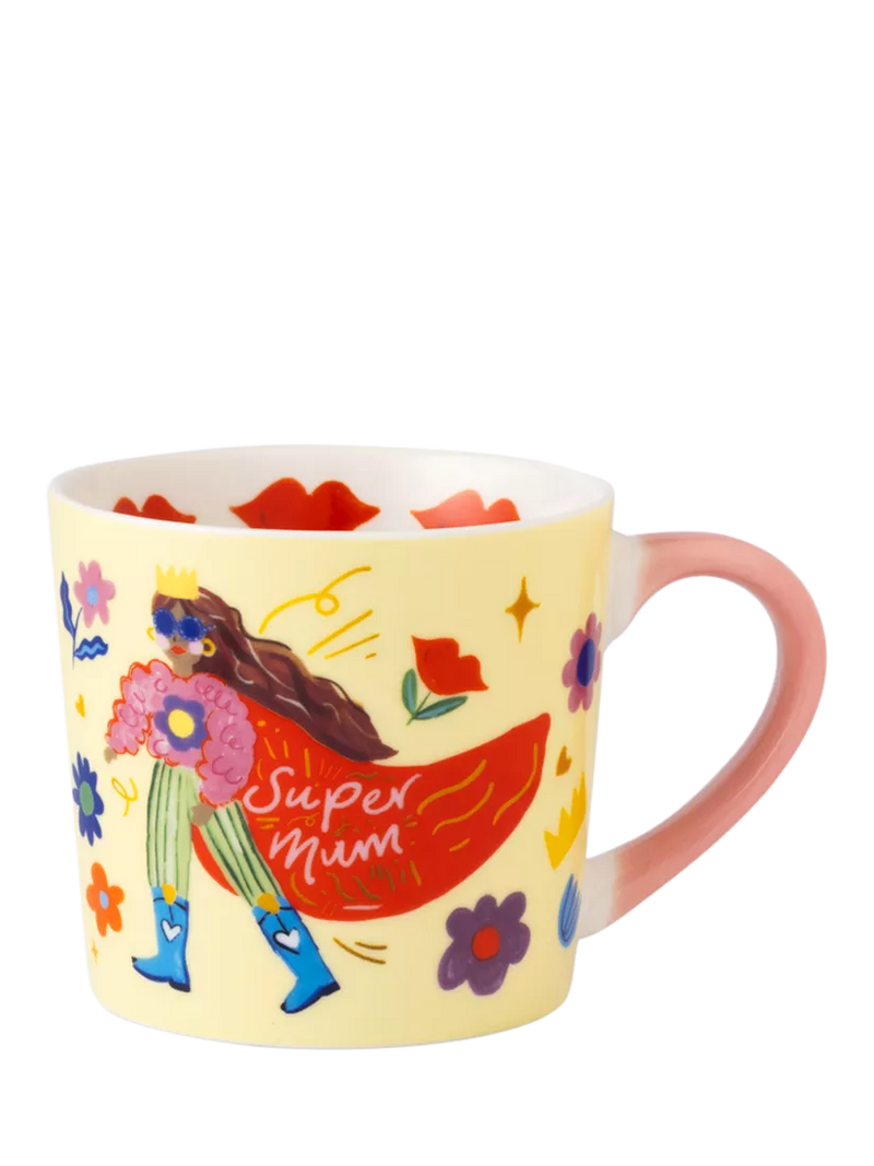 Super Mum Printed New Bone China Mug 300ml