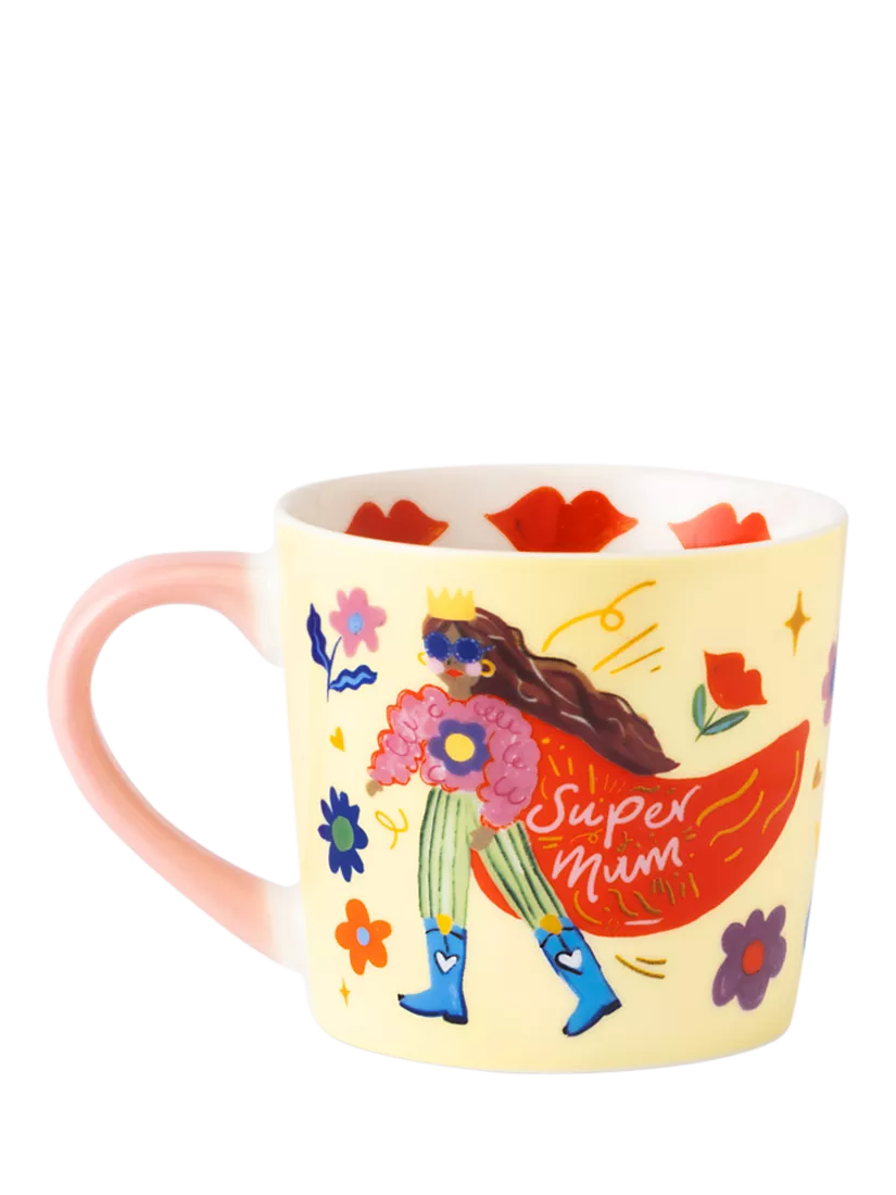Super Mum Printed New Bone China Mug 300ml