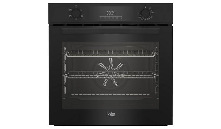 Beko AeroPerfect single electric oven black 72-litre - British product