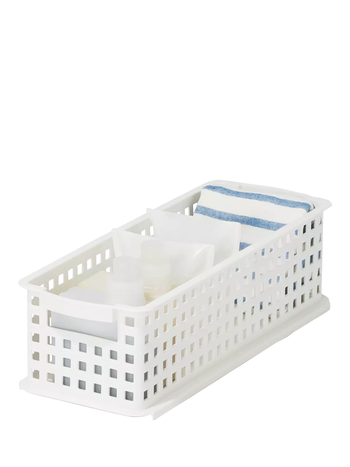 Like-it modular storage basket white W17.7cm - British product