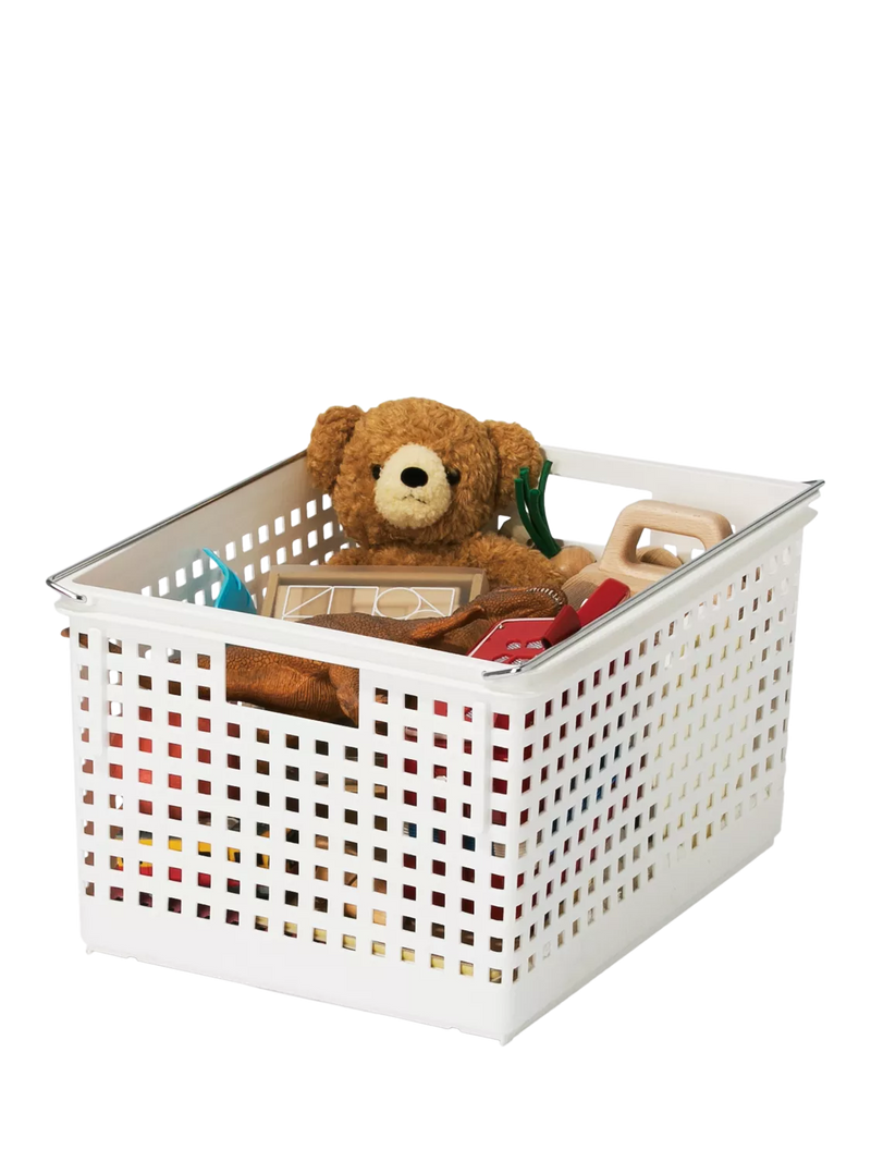 Like-it storage basket medium white 34cm - British product