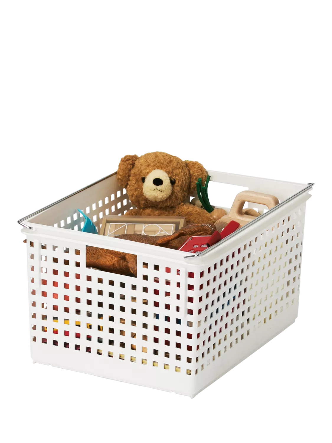 Like-it storage basket medium white 34cm - British product