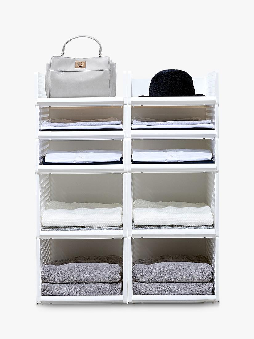 Like-it storage basket medium white 34cm - British product